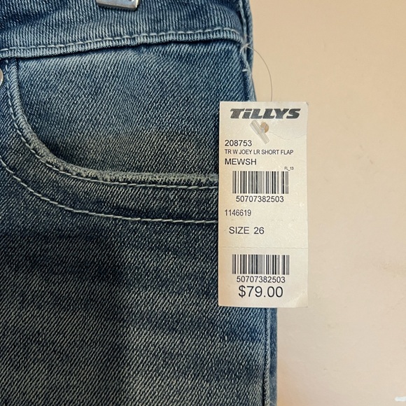 True Religion low rise Joey cut off shorts size 26 - Picture 3 of 4